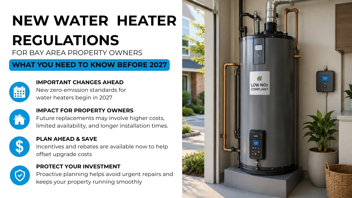 New Water Heater Regulations for Bay Area Property Owners: What You Need to Know Before 2027